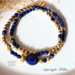 BRACELET HESTIA Lapis Lazuli, Intuition