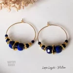 BOUCLES MAAT Lapis Lazuli, Intuition