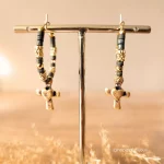 BOUCLES SACRE PYRITE - H25